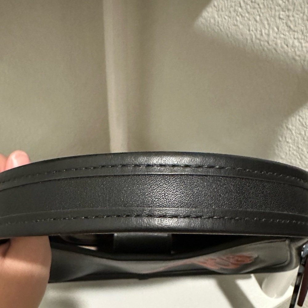 Coach Ergo Bag CQ827 Sleepy Caterpillar 90s Black Leather Shoulder Bag - Picture 12 of 12